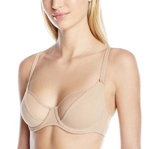 ADDICTION NOUVELLE Women's Full Cup Underwire Bra Size 32B - Nude NWT